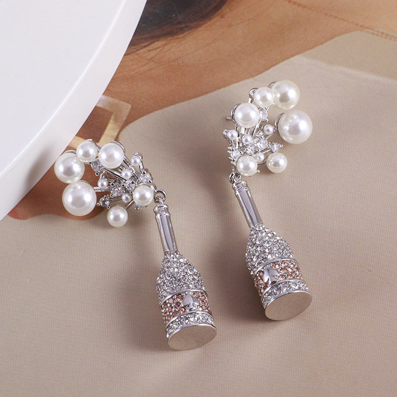 Champagne & Pearls Earrings