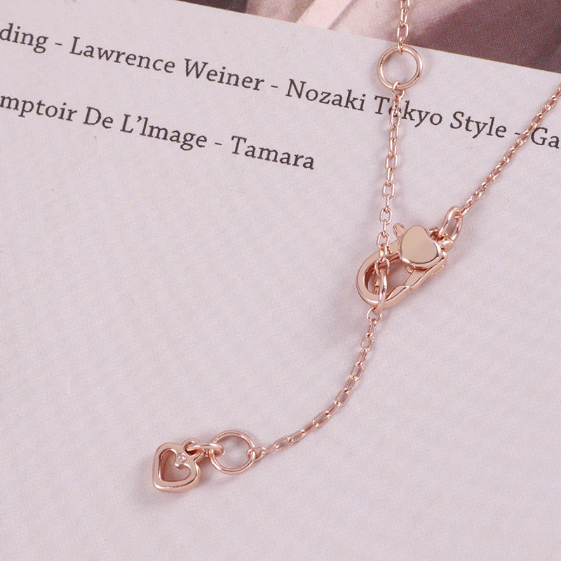 Rose Gold Camellia Pendant