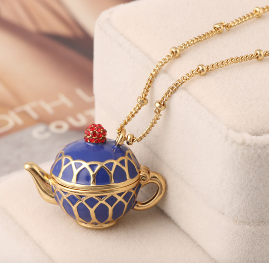 Teapot Long Necklace