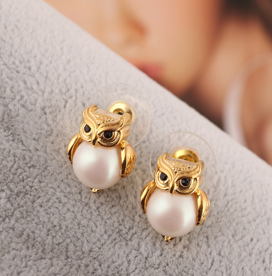 Owl Stud Earrings