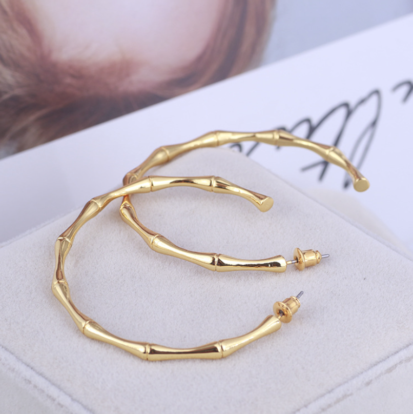 Gold Bamboo Hoop