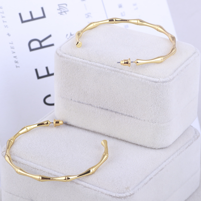 Gold Bamboo Hoop