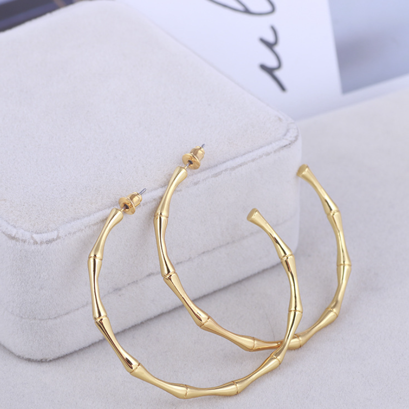 Gold Bamboo Hoop