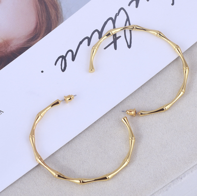 Gold Bamboo Hoop