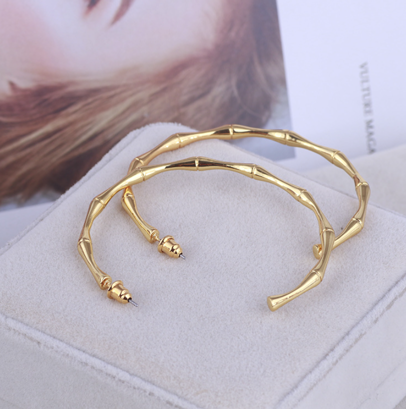 Gold Bamboo Hoop