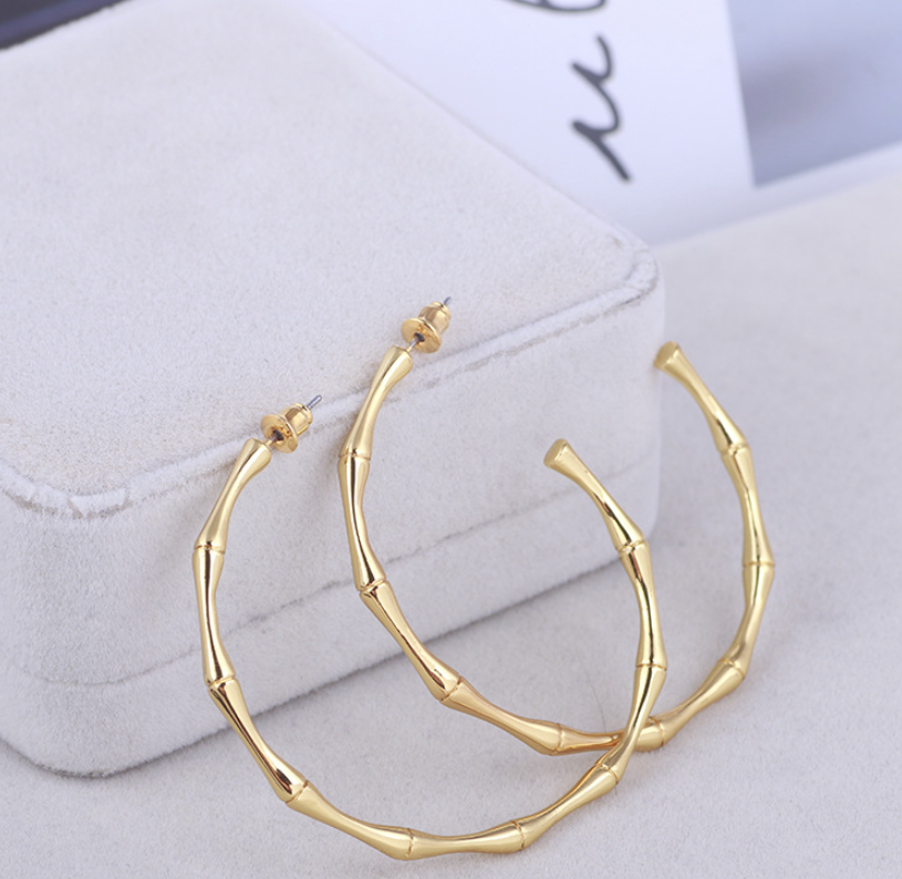 Gold Bamboo Hoop