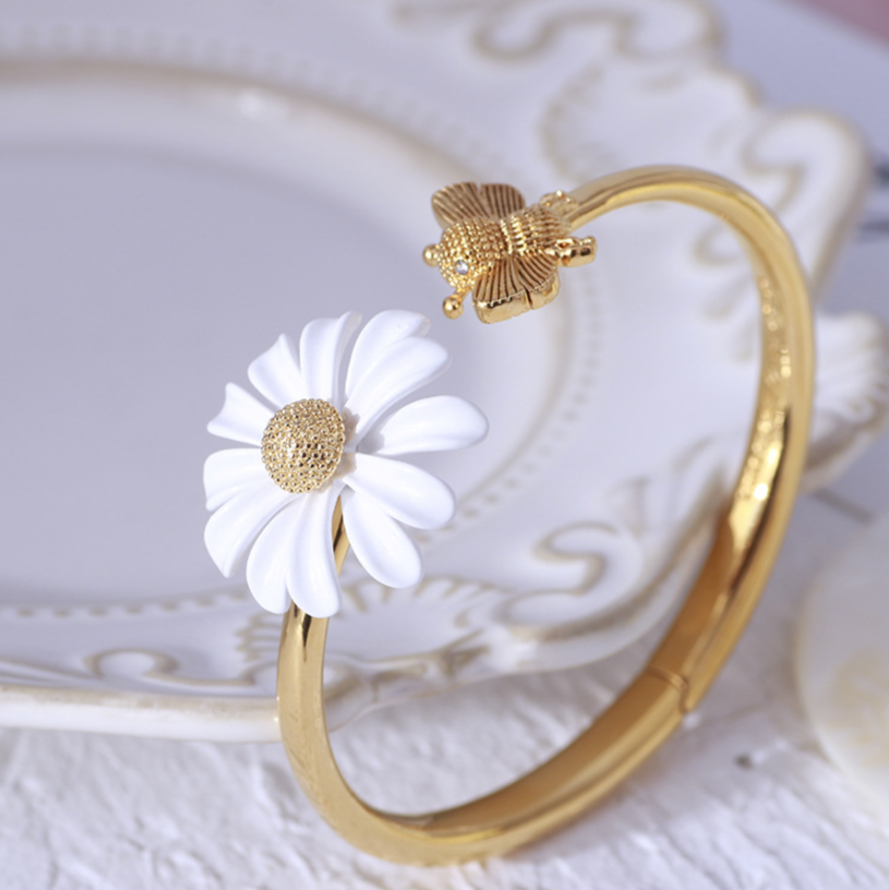 Bee and Daisy Bangle