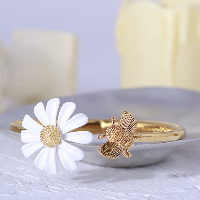 Bee and Daisy Bangle