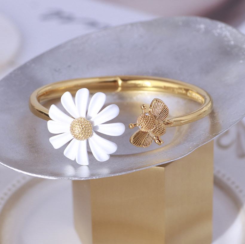 Bee and Daisy Bangle