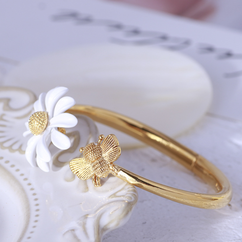 Bee and Daisy Bangle