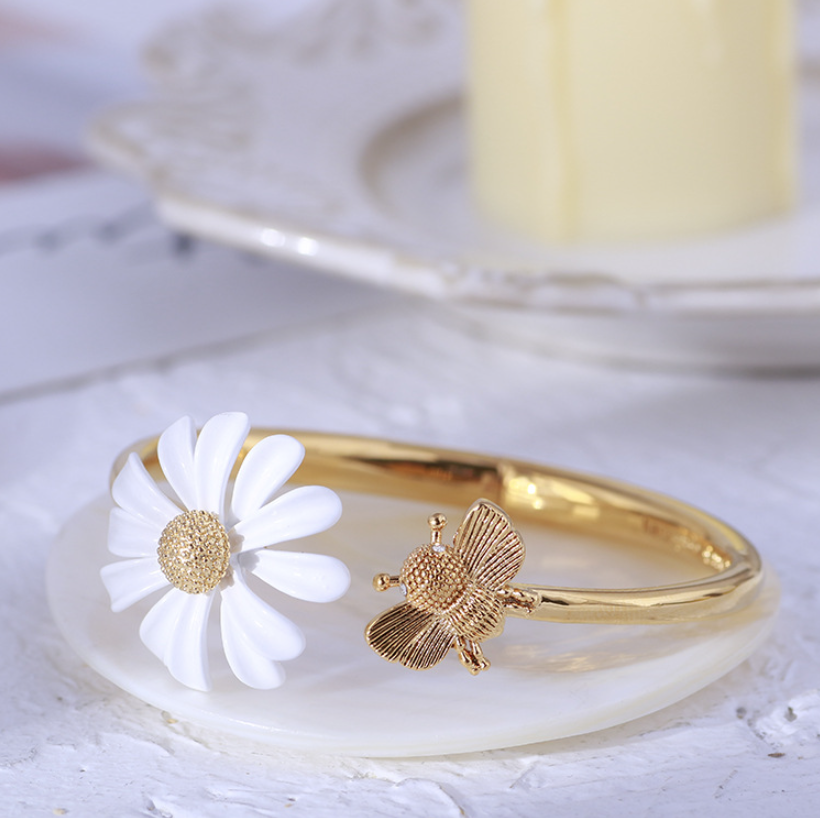 Bee and Daisy Bangle