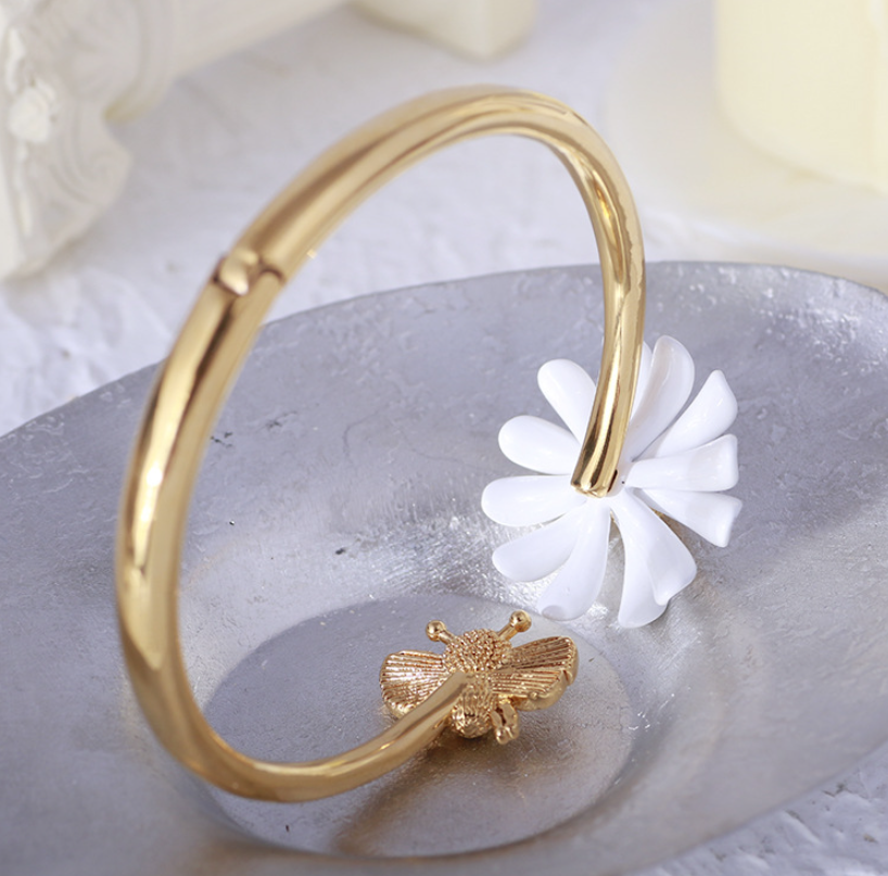 Bee and Daisy Bangle