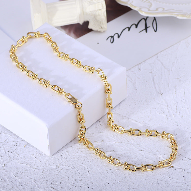 Gold Link Chain Necklace