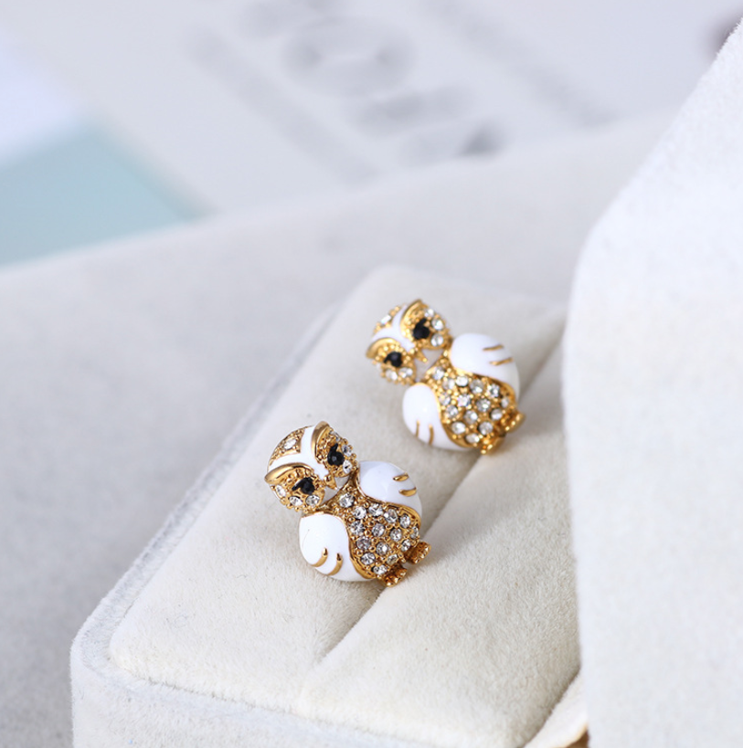 Owl Stud Earrings