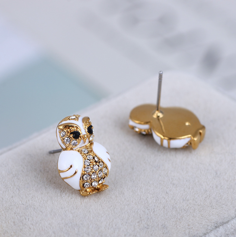 Owl Stud Earrings