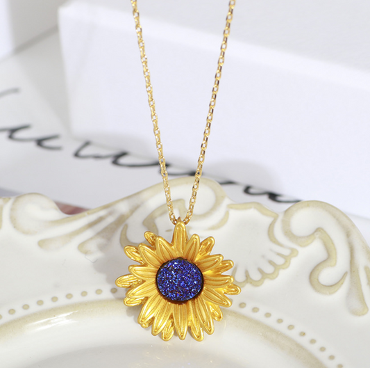 Sunflower Necklace