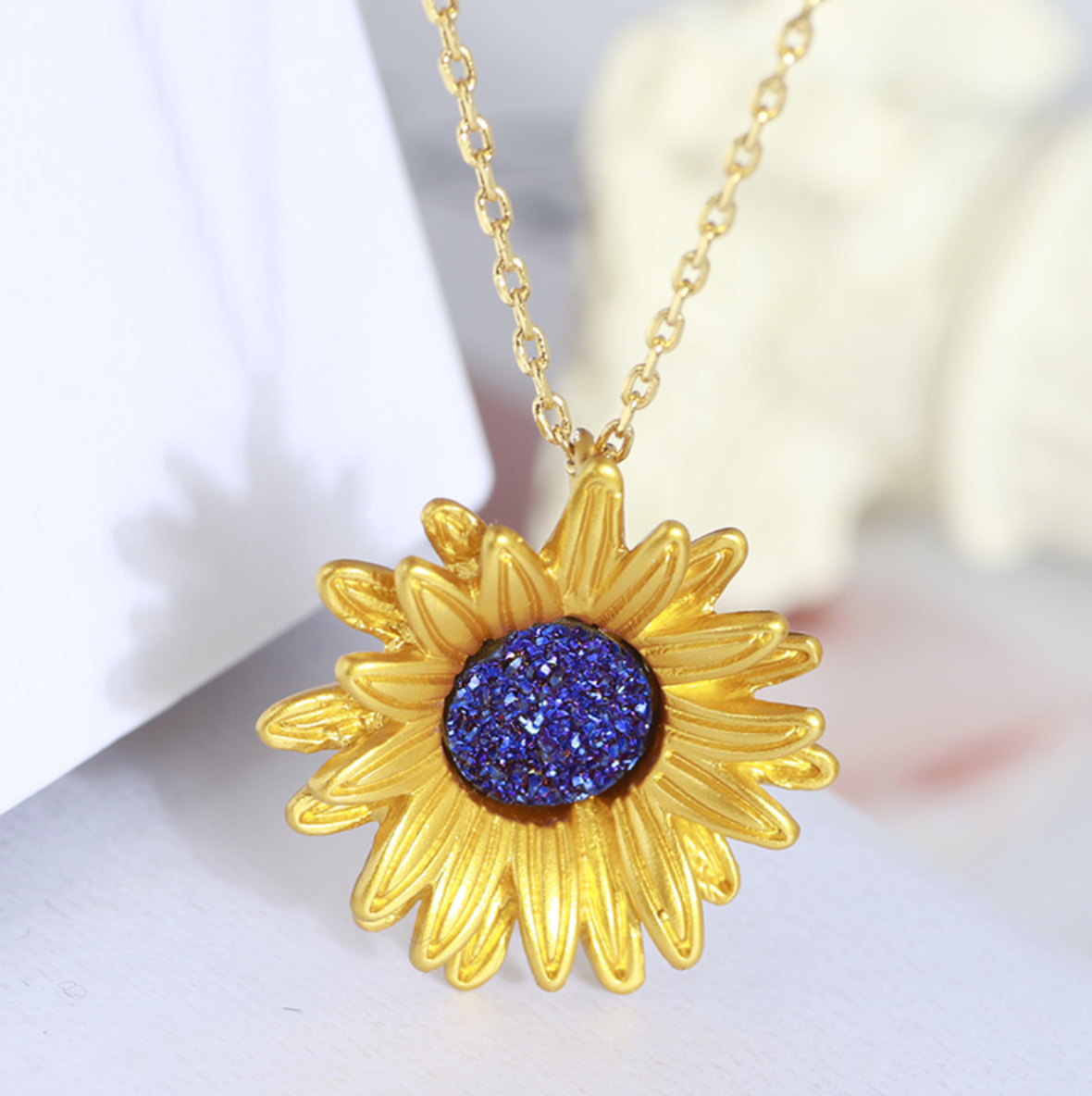 Sunflower Necklace