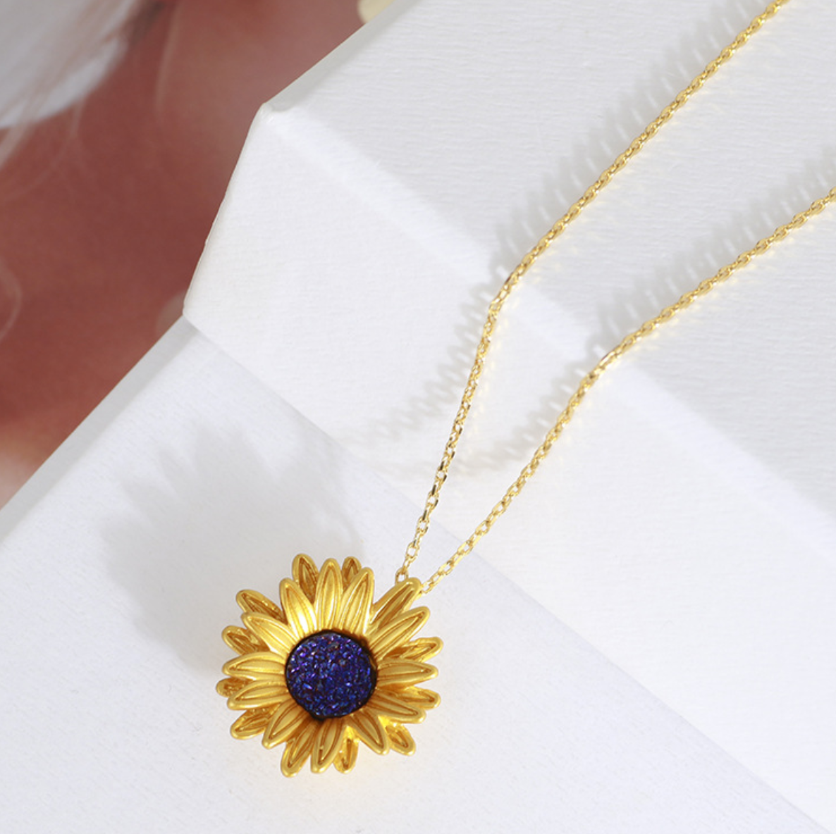 Sunflower Necklace