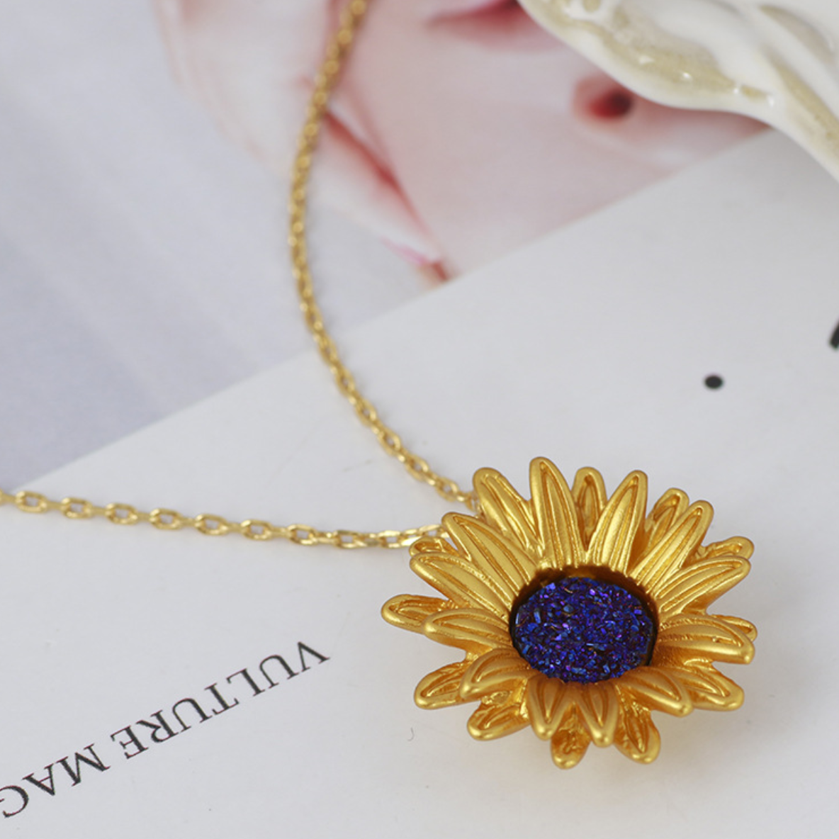 Sunflower Necklace