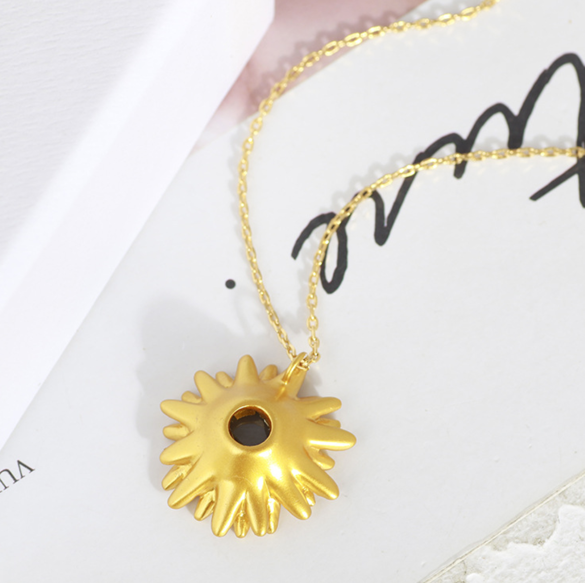 Sunflower Necklace