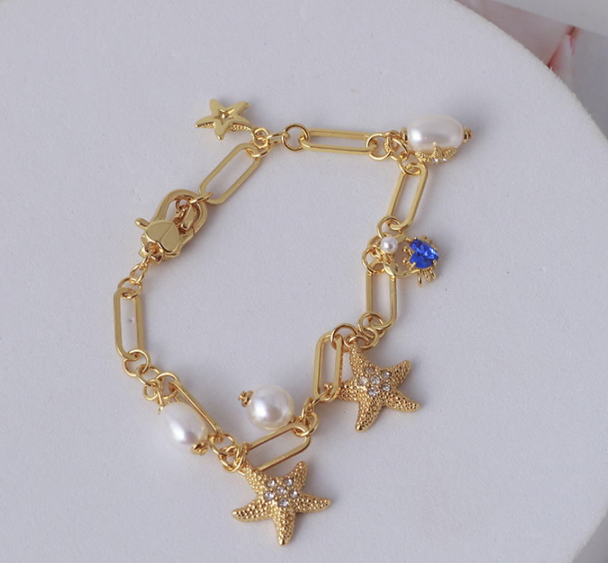 Starfish and Crab Bracelet