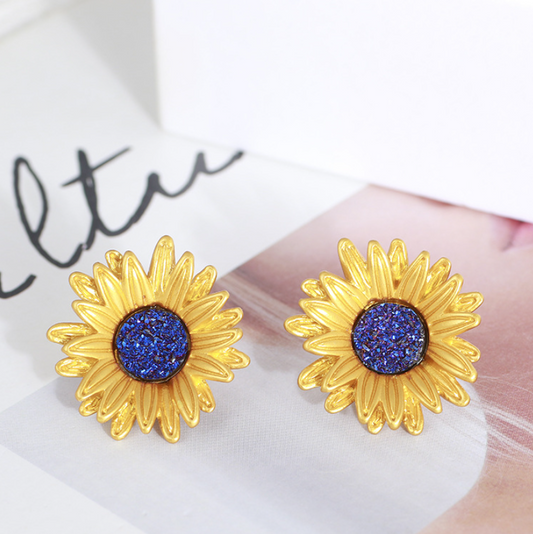 Sunflower Earrings