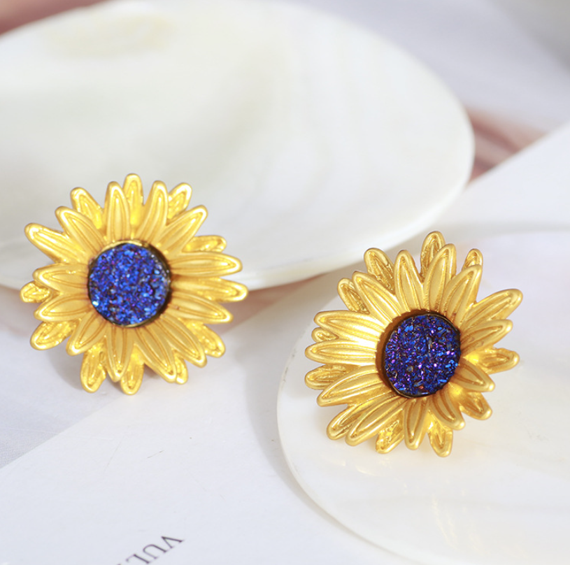 Sunflower Earrings