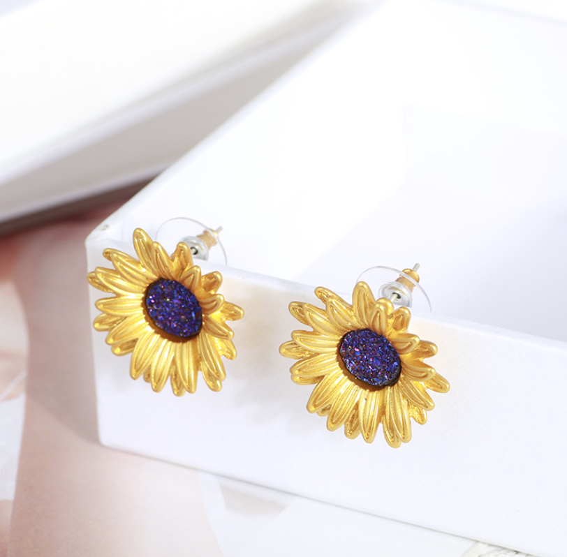 Sunflower Earrings