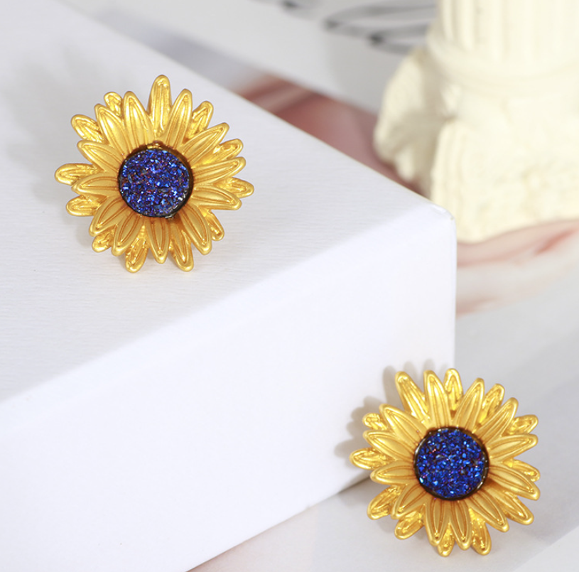 Sunflower Earrings