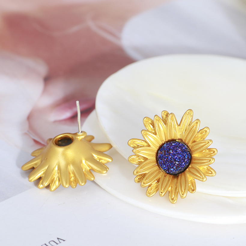 Sunflower Earrings