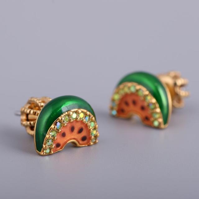 Watermelon Earring Studs